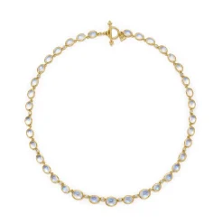 18K BLUE MOON ETERNITY NECKLACE