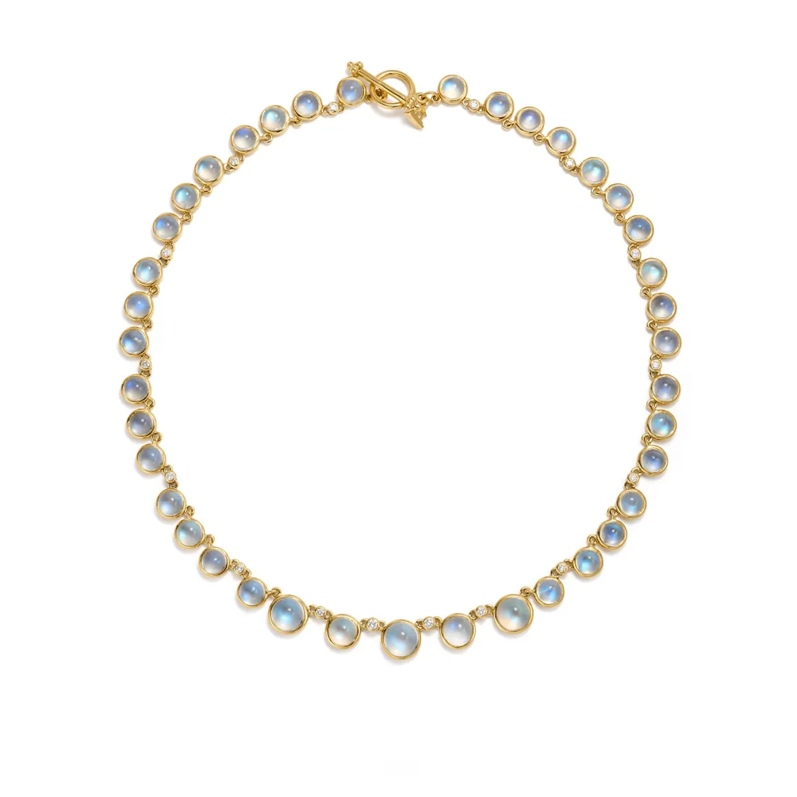 18K BLUE MOON NECKLACE