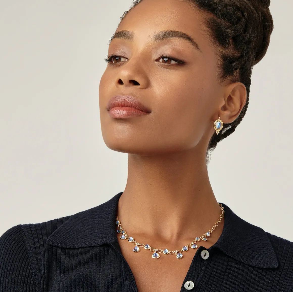 18K BLUE MOON THEO NECKLACE