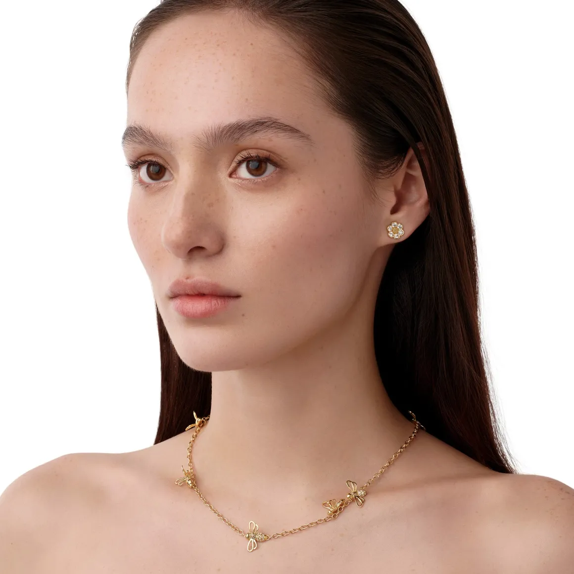 18K BUSY BEE NECKLACE
