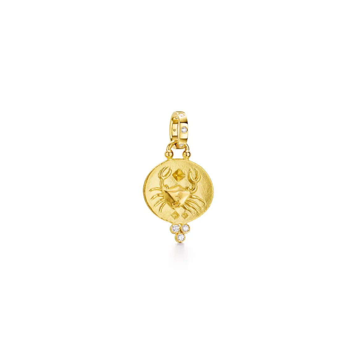18K CANCER PENDANT