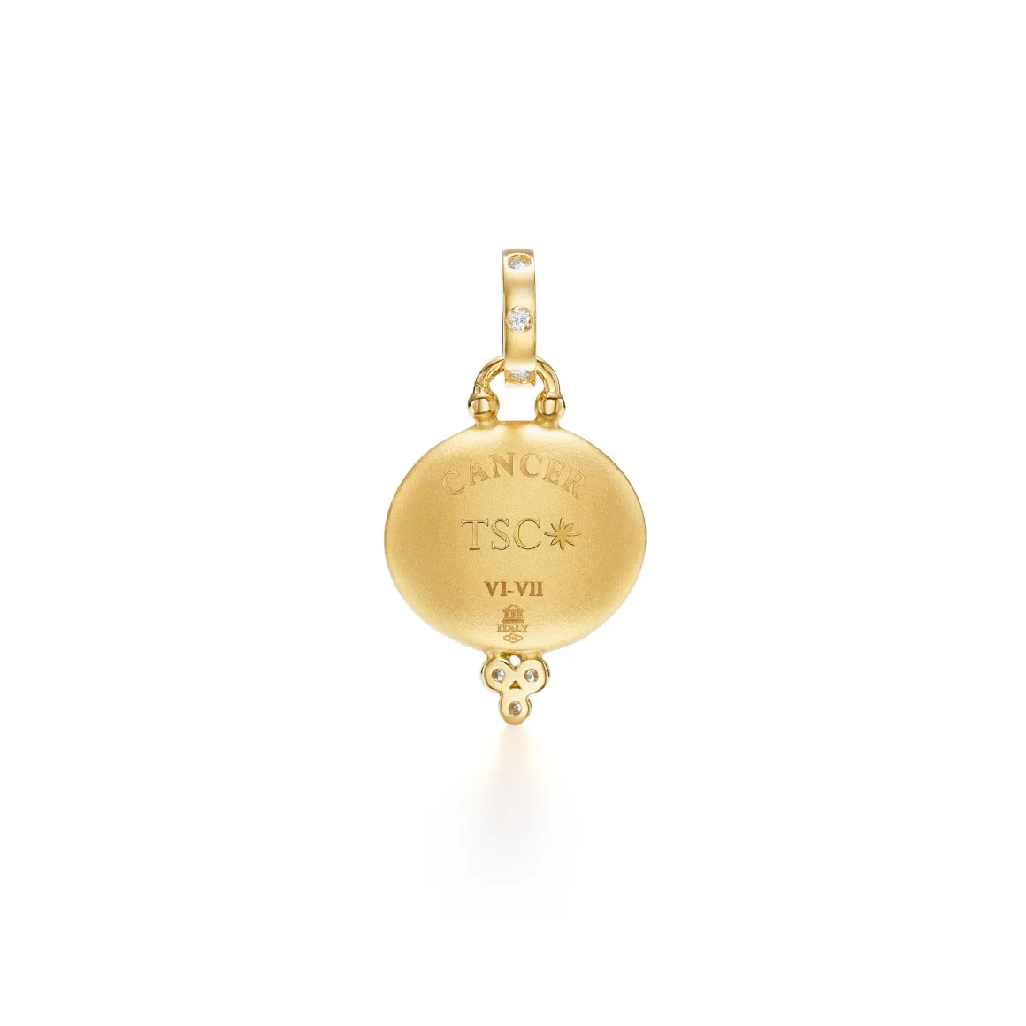18K CANCER PENDANT