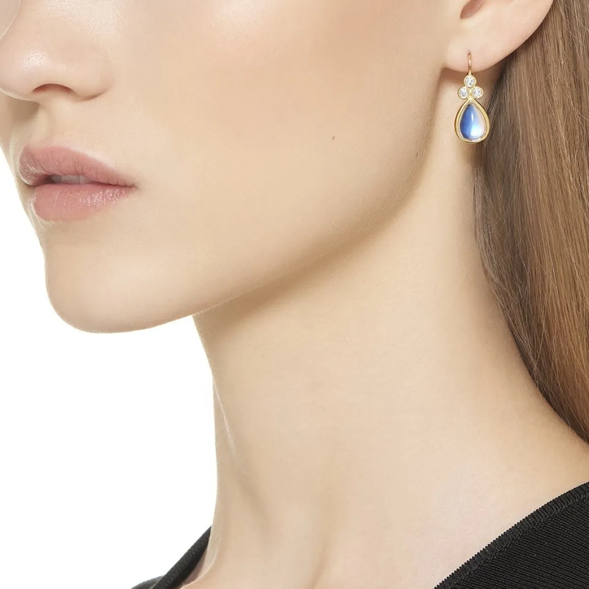 18K CLASSIC PEAR DROP EARRINGS