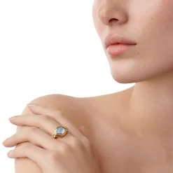18K CLASSIC TEMPLE RING