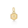 18K CUTOUT BEE PENDANT