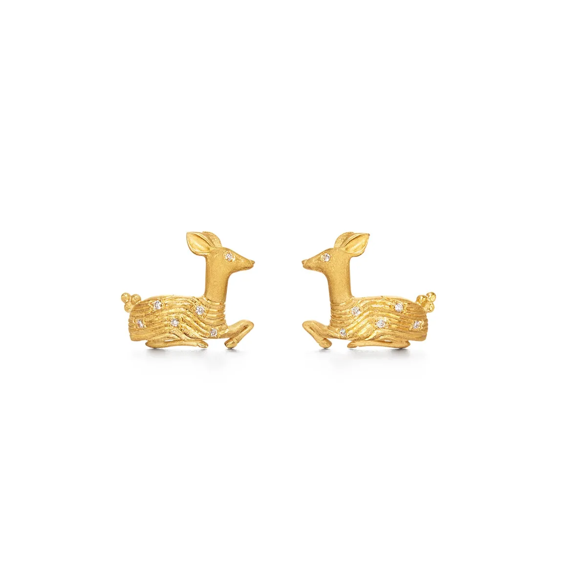 18K DEER EARRINGS