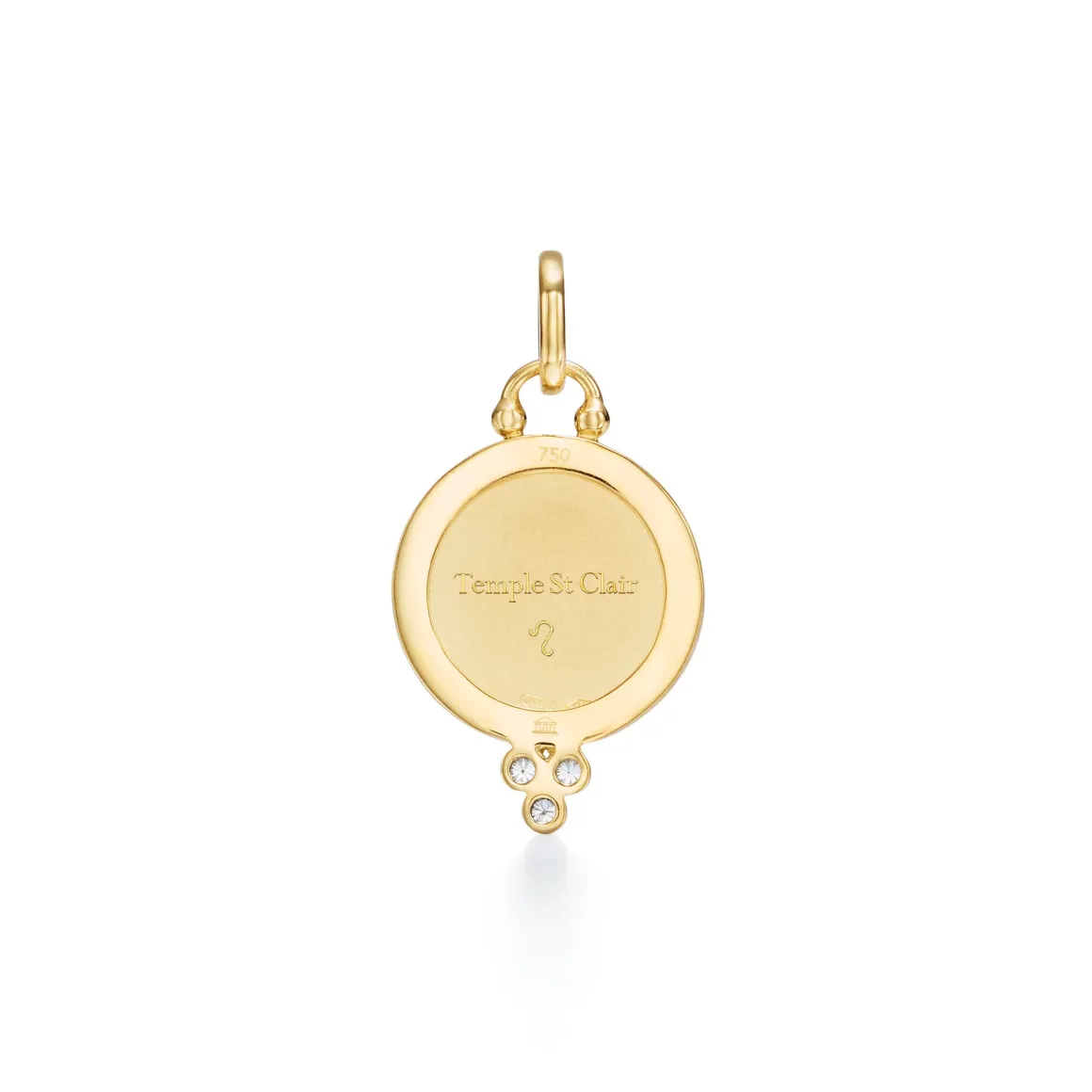 18K DIAMOND ANGEL PENDANT