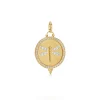 18K DIAMOND DRAGONFLY CUTOUT PENDANT