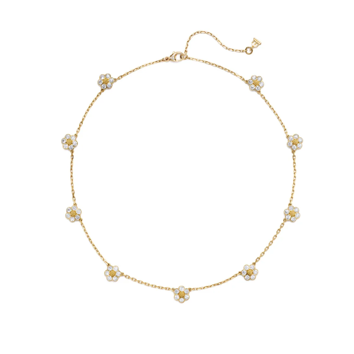 18K DIAMOND FIORI NECKLACE