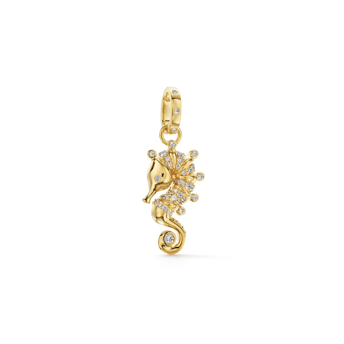 18K DIAMOND SEAHORSE PENDANT