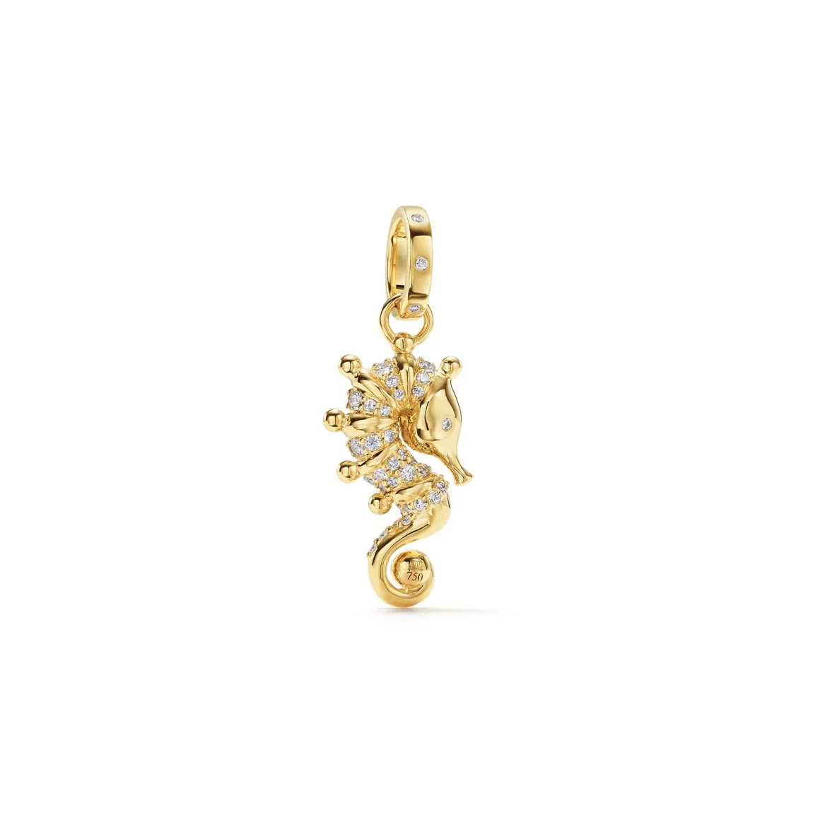 18K DIAMOND SEAHORSE PENDANT