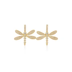 18K DRAGONFLY EARRINGS