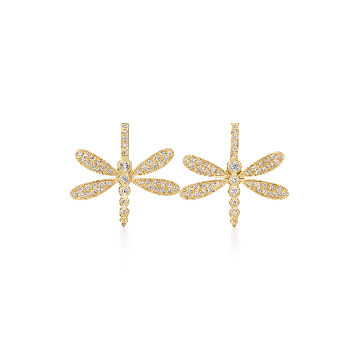 18K DRAGONFLY EARRINGS