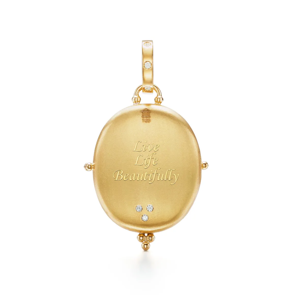 18K DRAGONFLY LOCKET