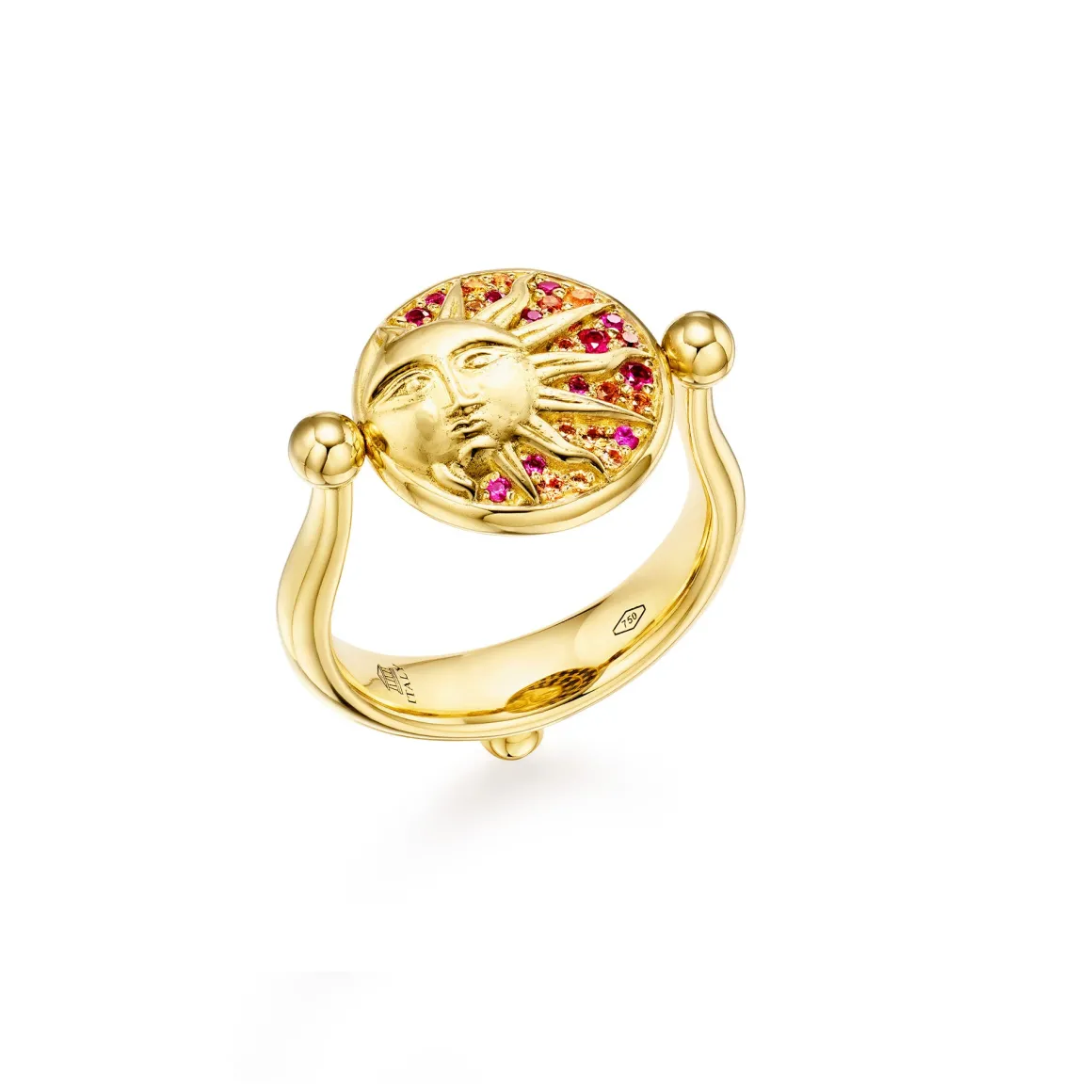 18K ECLIPSE SWIVEL RING