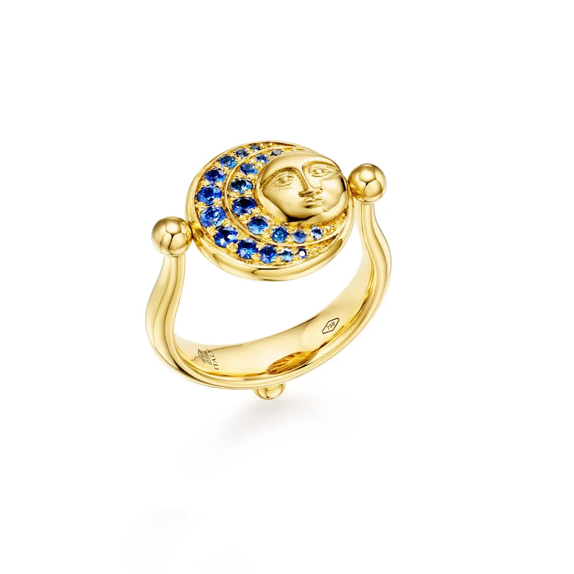 18K ECLIPSE SWIVEL RING