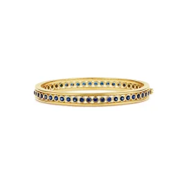 18K ETERNITY BLUE SAPPHIRE BRACELET