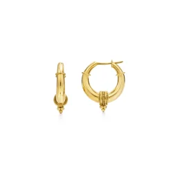 18K HELLENISTIC HOOP EARRINGS