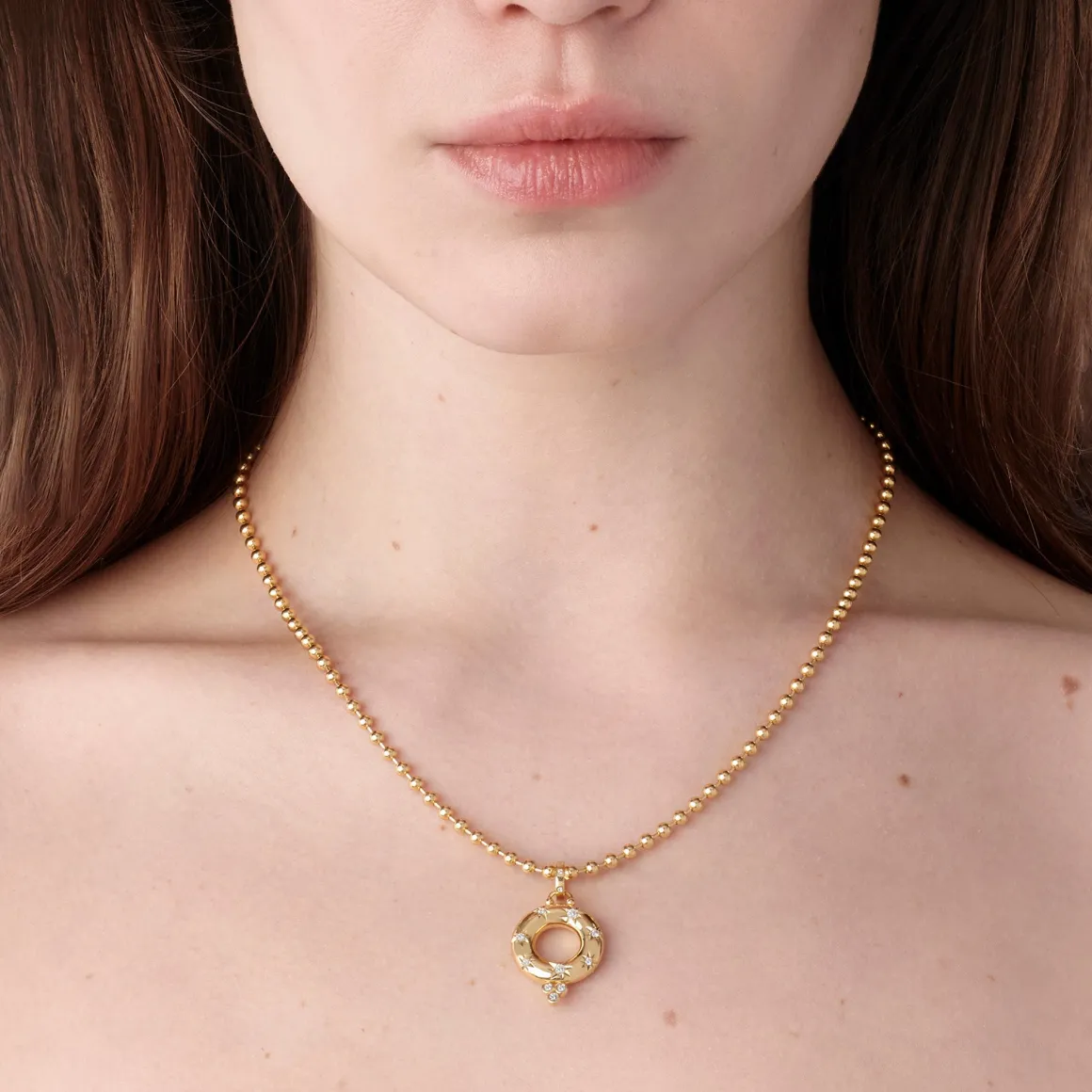 18K LARGE BALL CHAIN
