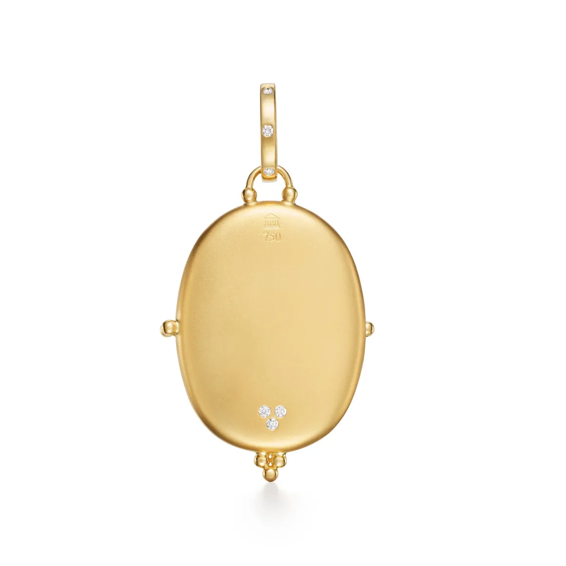 18K LARGE BLUE SAPPHIRE PRIMAVERA LOCKET