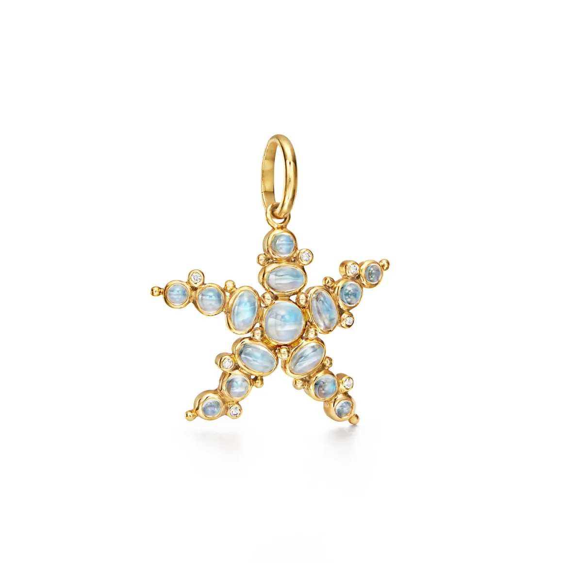 18K LARGE SEA STAR PENDANT