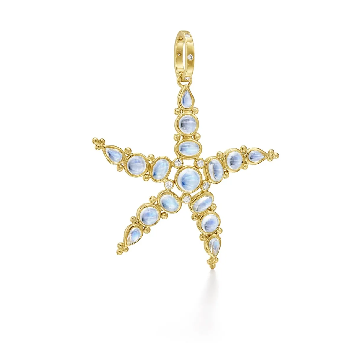 18K LARGE SEA STAR PENDANT