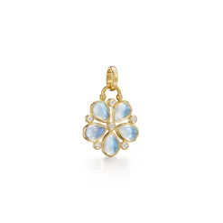 18K LUNA FLOWER PENDANT