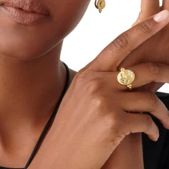 18K LUNA RING