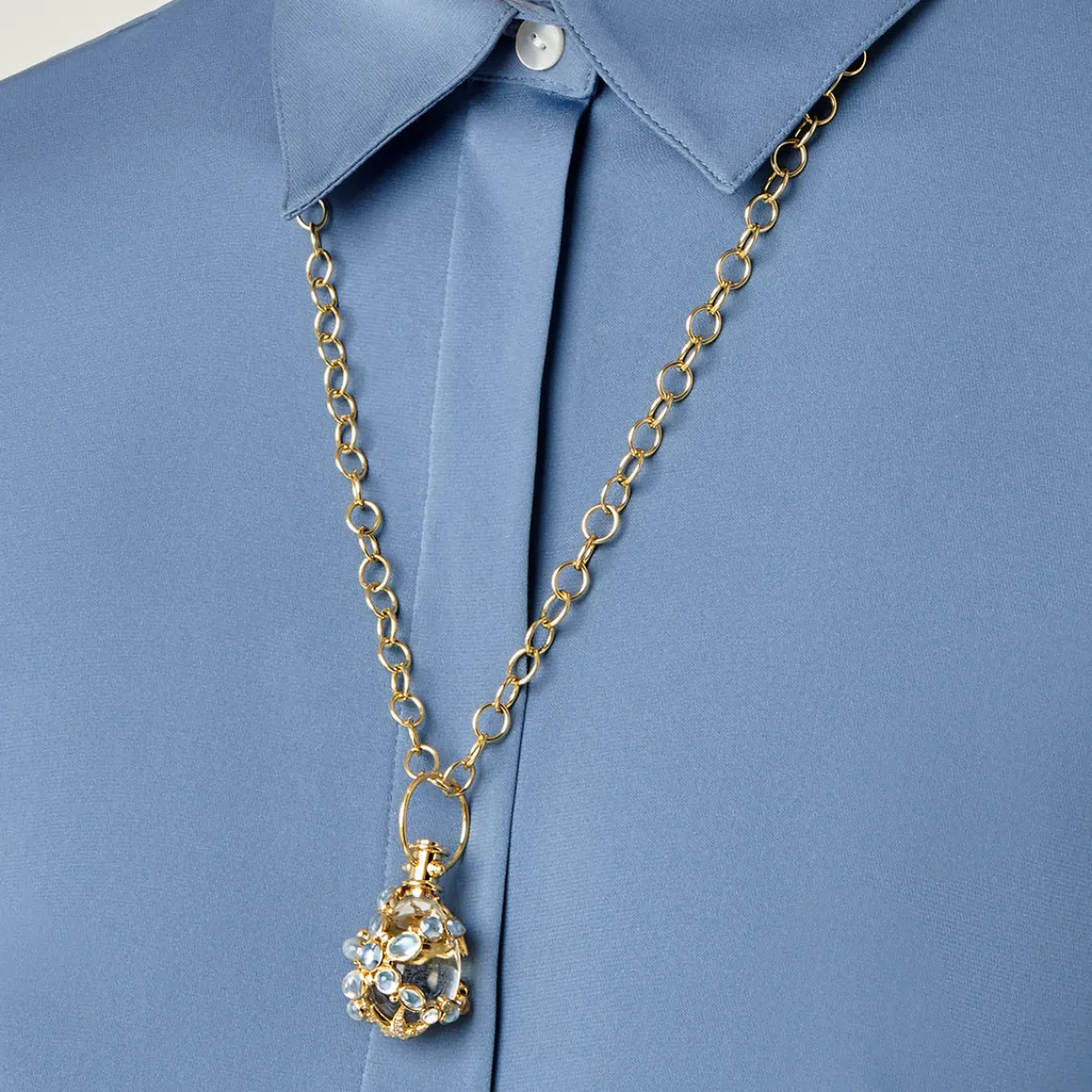 18K MEDIUM SEA STAR AMULET
