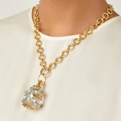 18K MEDIUM SEA STAR AMULET