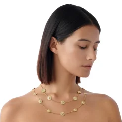 18K 9 MOTIF ORBIT NECKLACE
