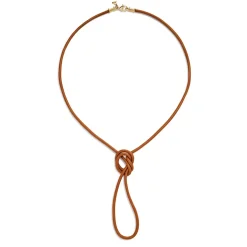 18K NATURAL LEATHER CORD
