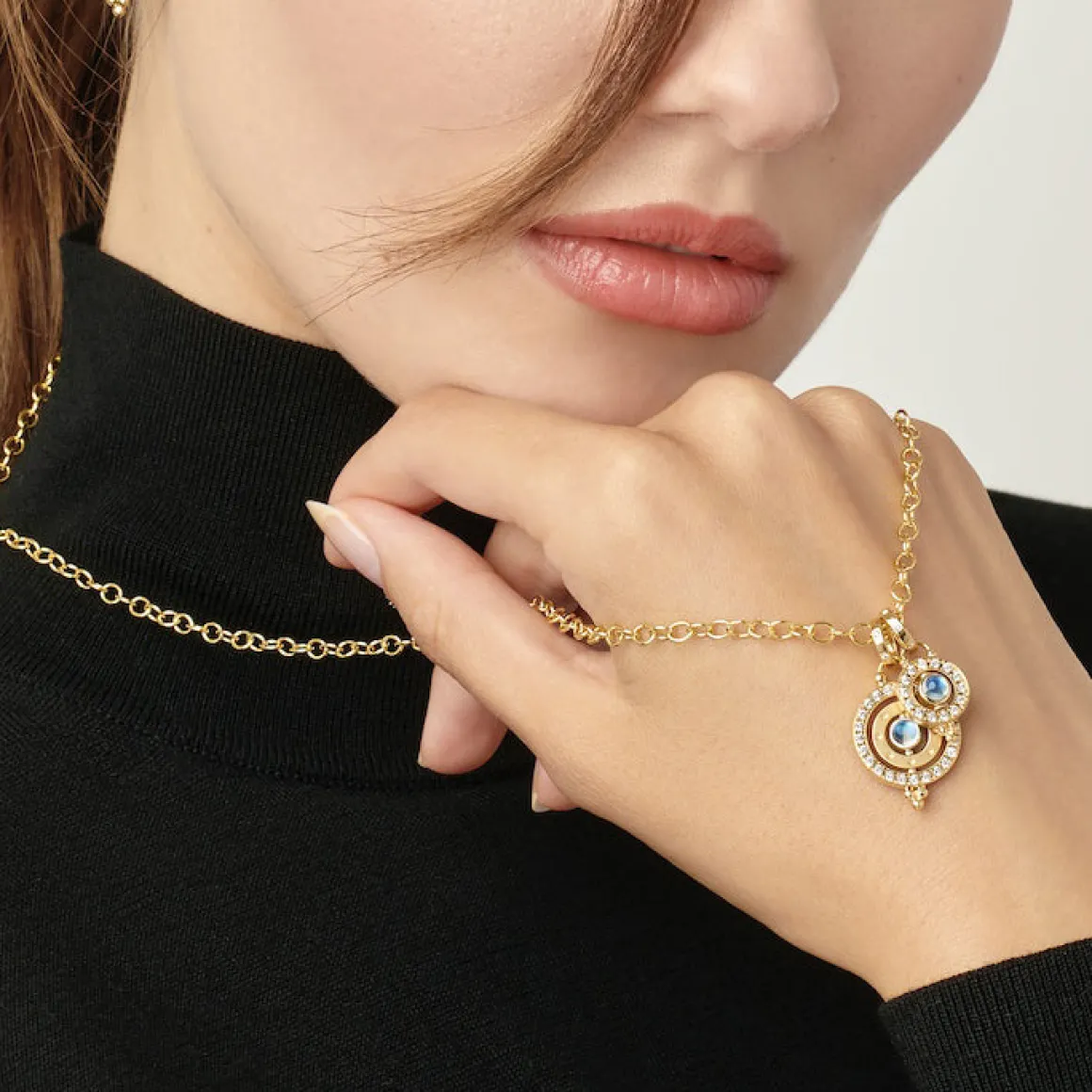 18K ORBIT PENDANT