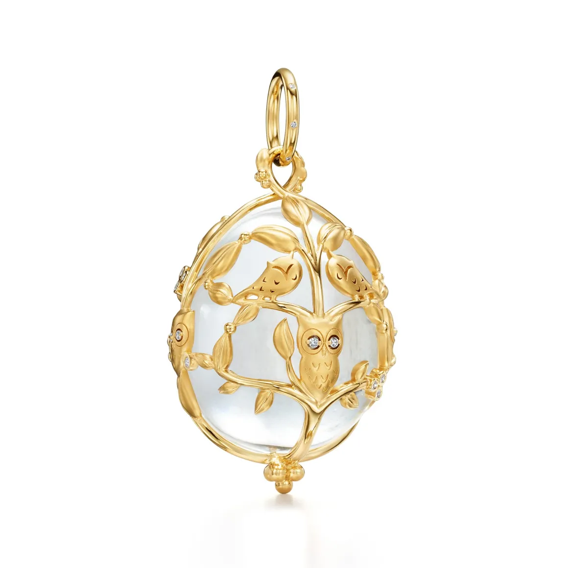 18K OWLWOOD AMULET