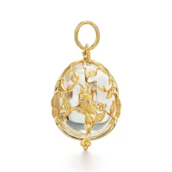 18K OWLWOOD AMULET
