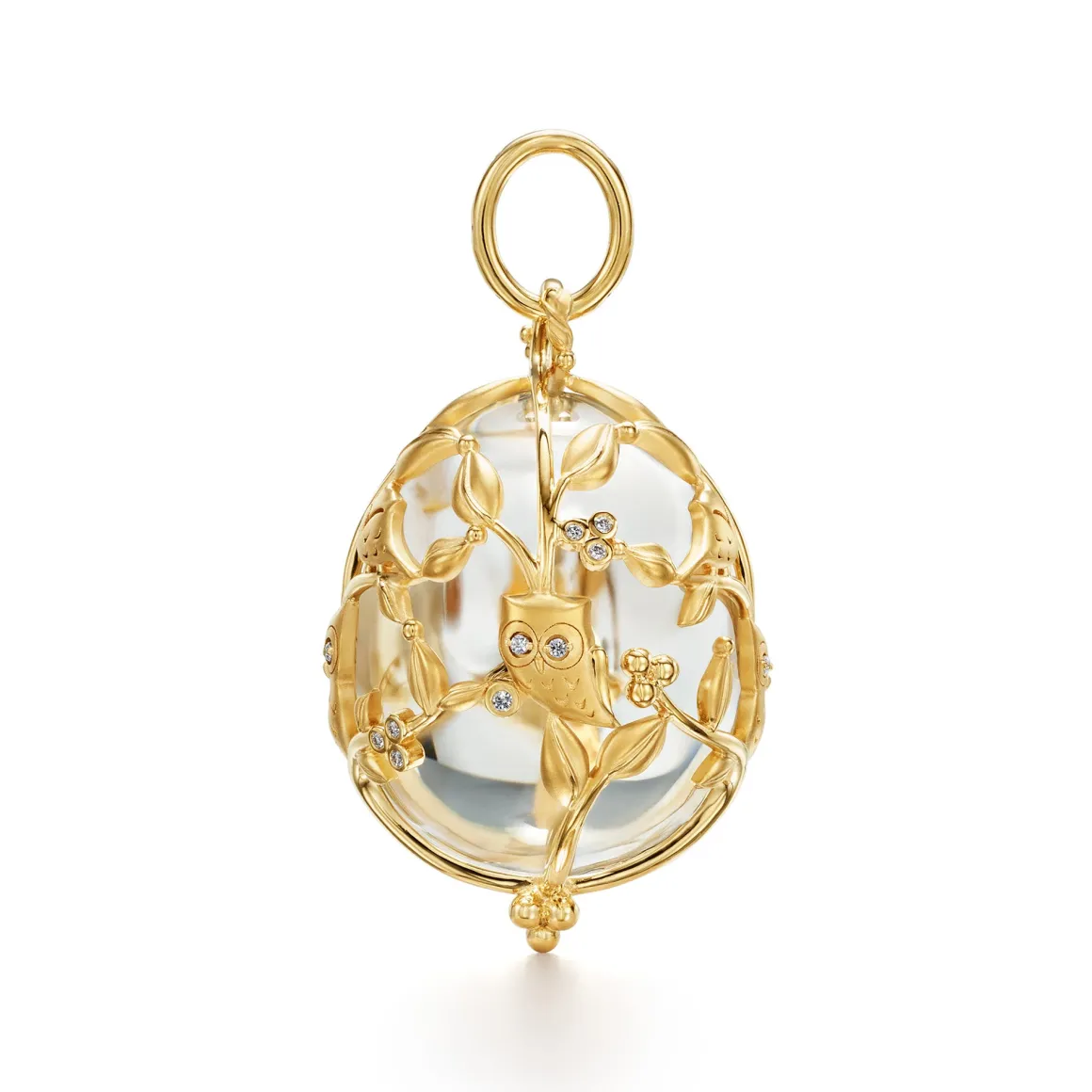 18K OWLWOOD AMULET