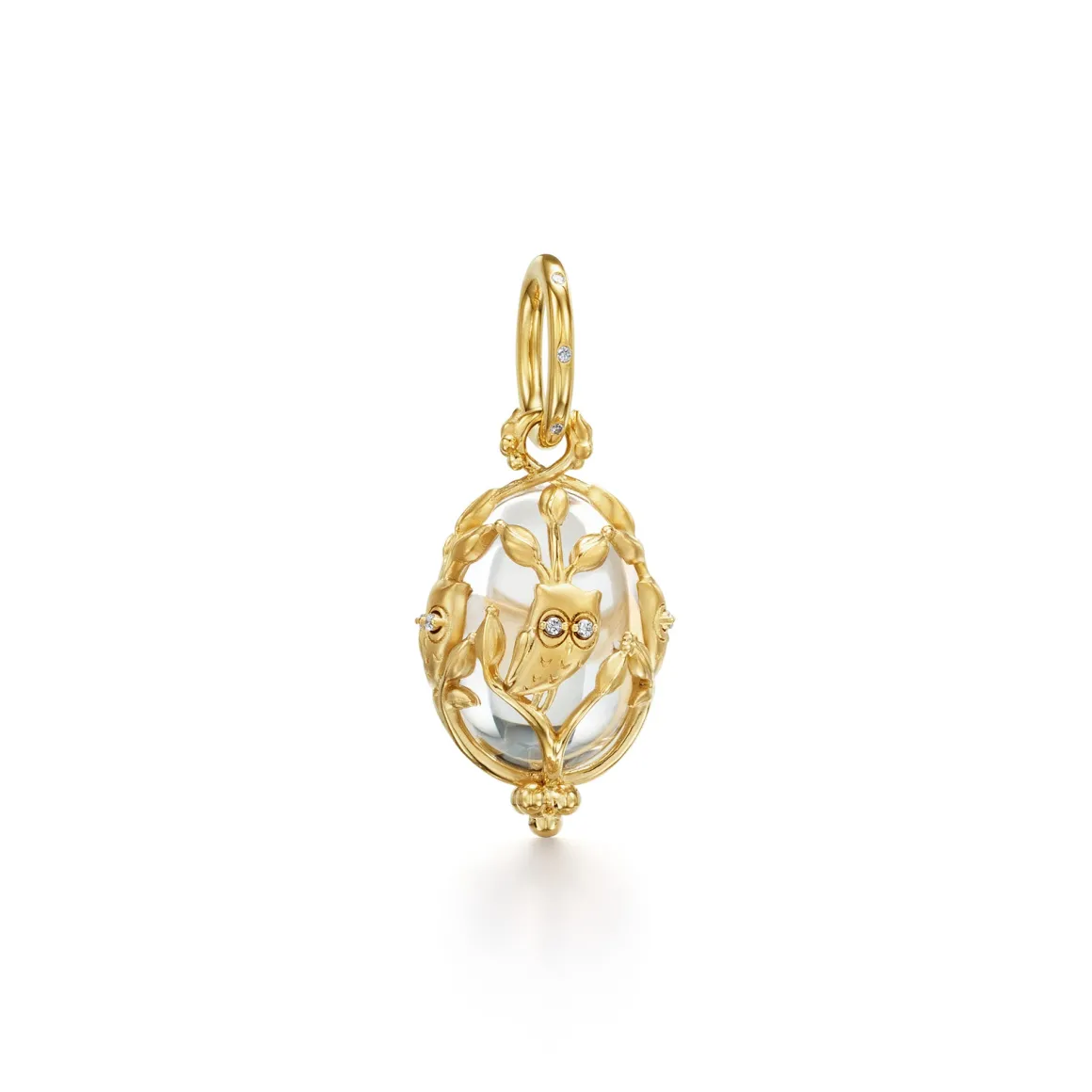 18K OWLWOOD AMULET