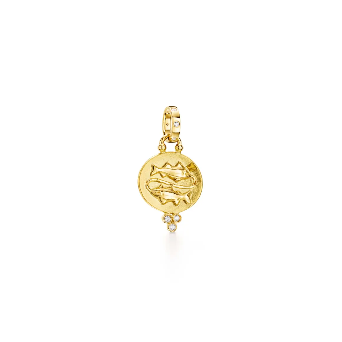 18K PISCES PENDANT
