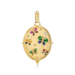 18K PRECIOUS FLUTTER LOCKET