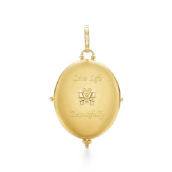 18K PRECIOUS FLUTTER LOCKET