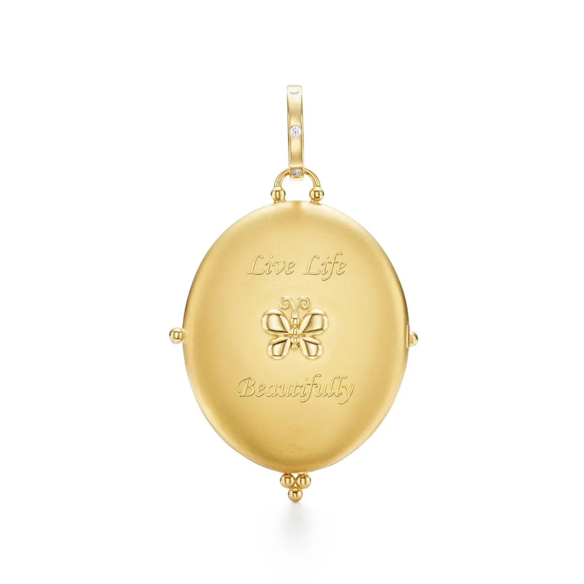 18K PRECIOUS FLUTTER LOCKET