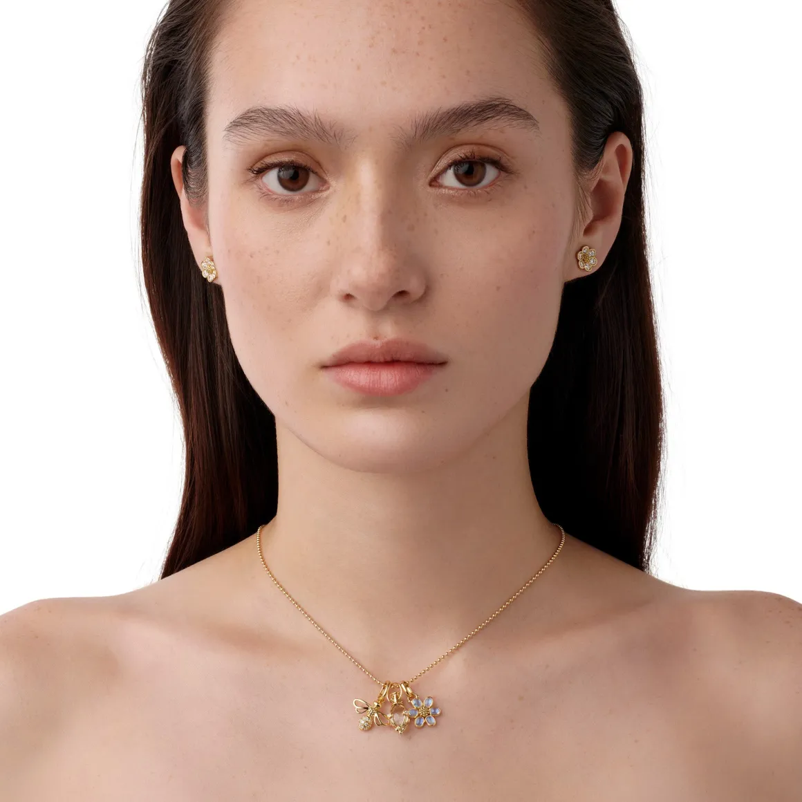 18K PRIMAVERA CHARM NECKLACE