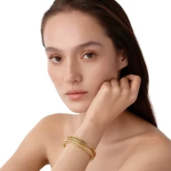 18K RAINBOW ETERNITY BRACELET
