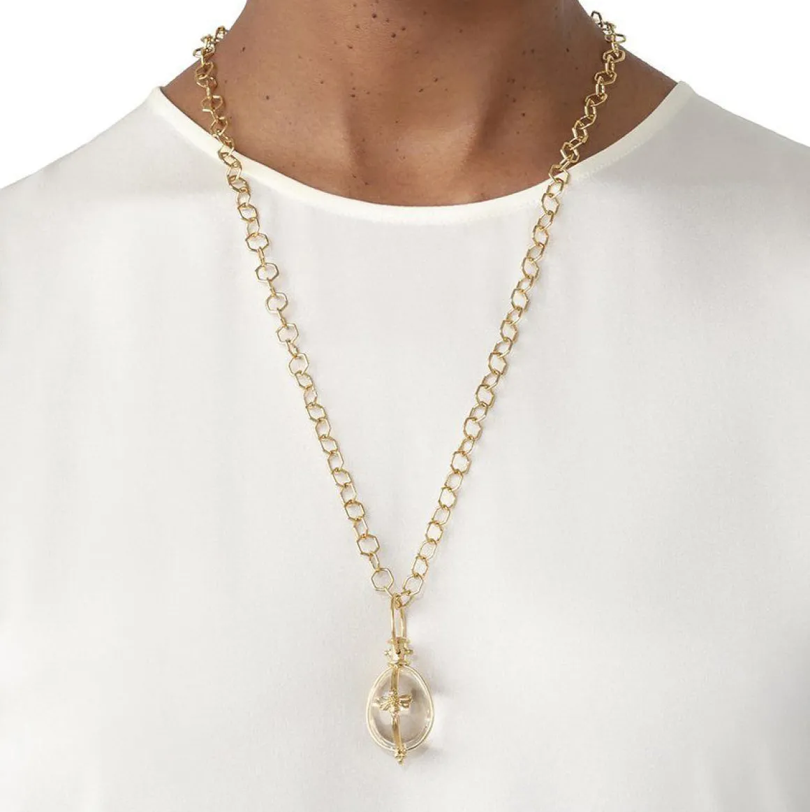 18K SMALL BEE AMULET