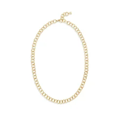 18K SMALL BEEHIVE CHAIN