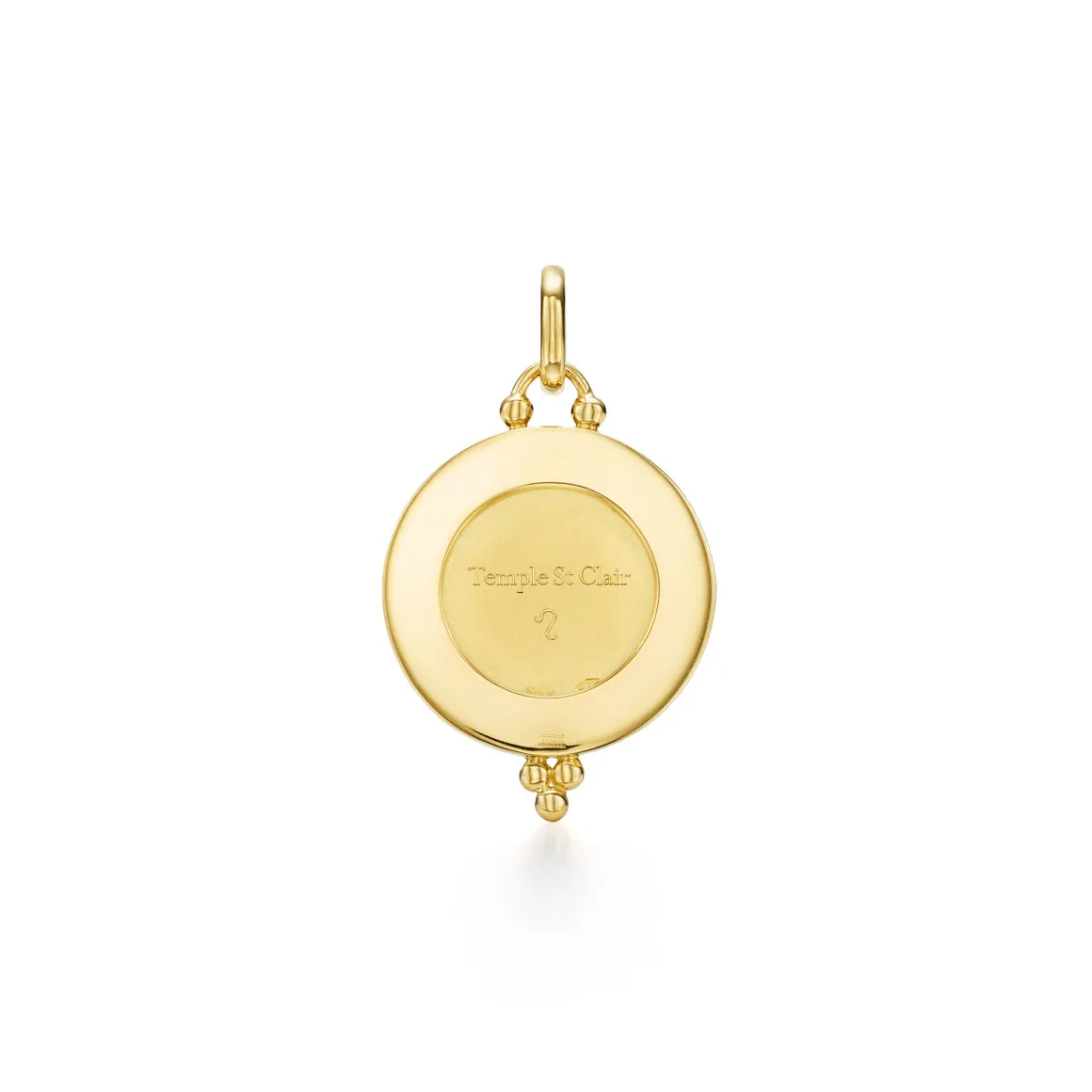 18K SMALL DIAMOND PAVÉ ANGEL PENDANT