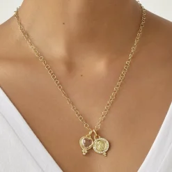 18K SMALL DIAMOND PAVÉ ANGEL PENDANT