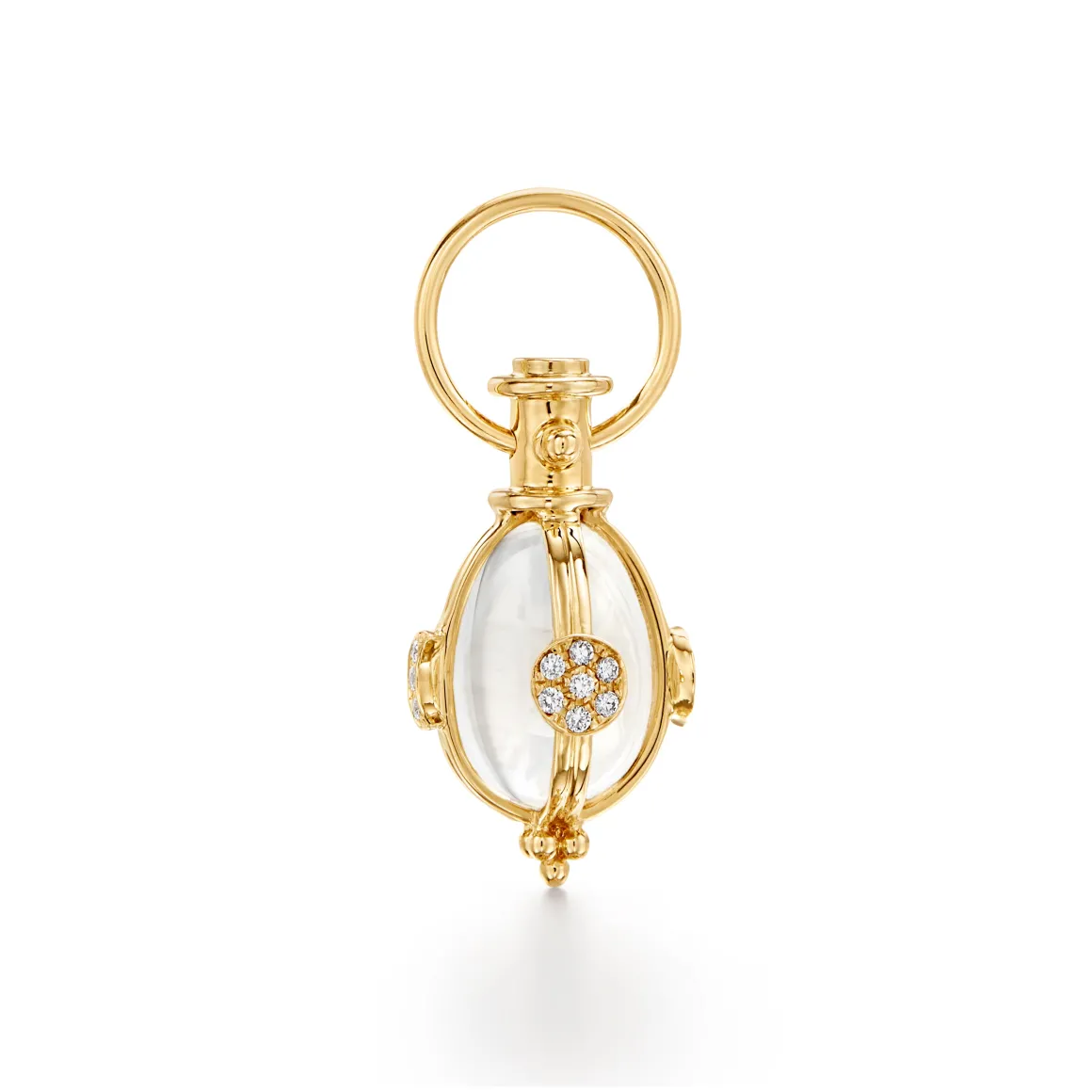 18K SMALL LUNAR PHASE AMULET