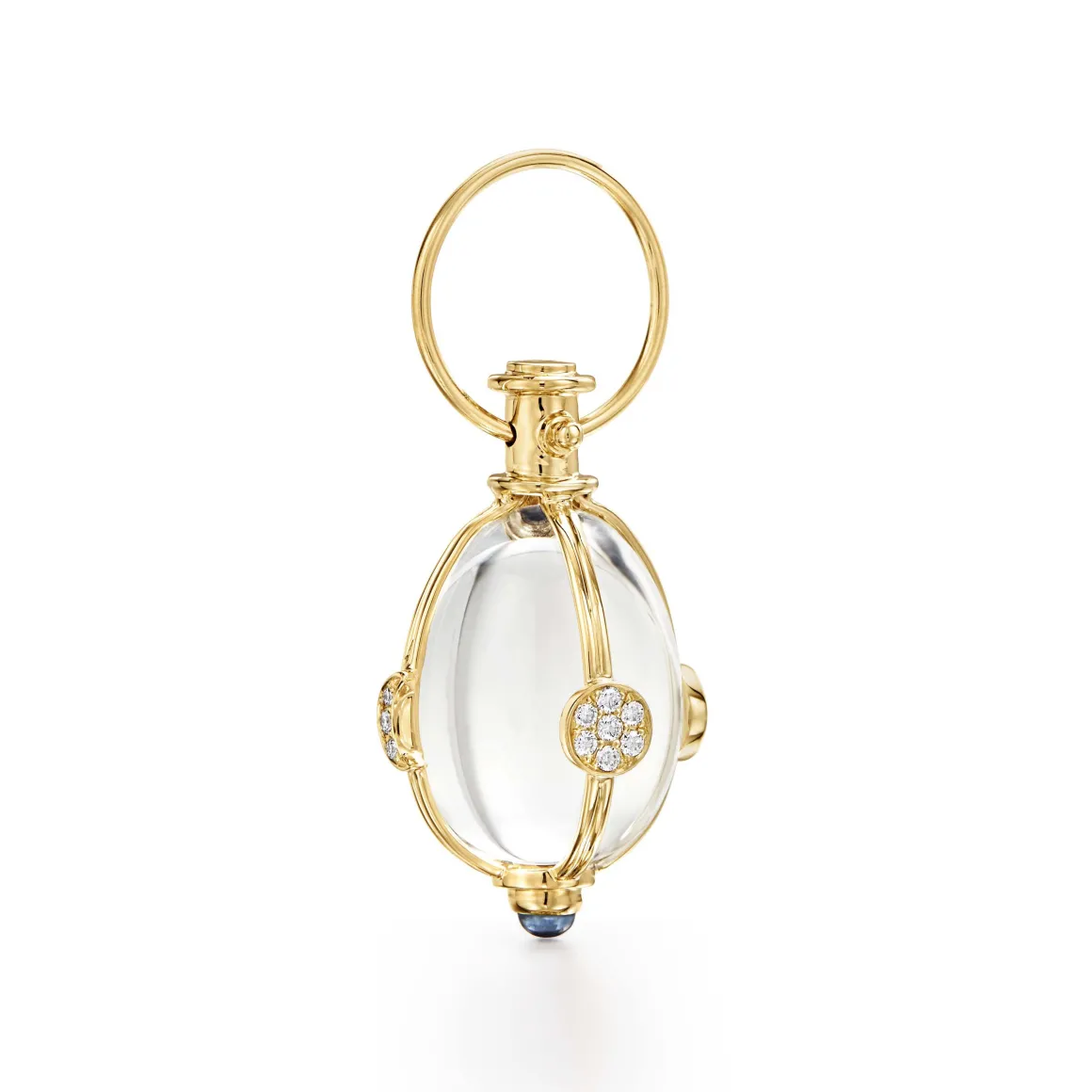 18K SMALL LUNAR PHASE AMULET