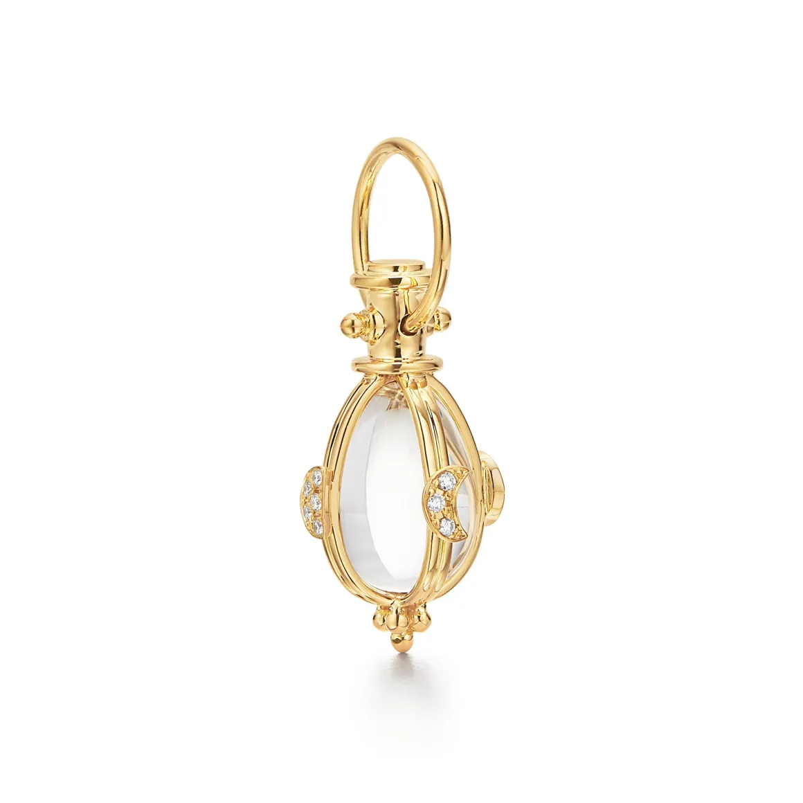 18K SMALL LUNAR PHASE AMULET